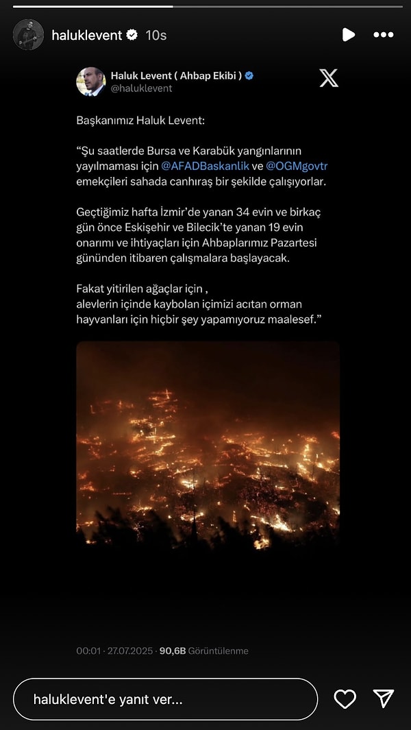 Karabük'ten Bursa'ya Kadar Alevler İçindeyiz: Türkiye'yi Saran Yangınlara Ünlü İsimlerden Tepki Yağıyor! 19 karabukten bursaya kadar alevler icindeyiz turkiyeyi saran yanginlara unlu isimlerden tepki yagiyor 18 QEKKCgw4