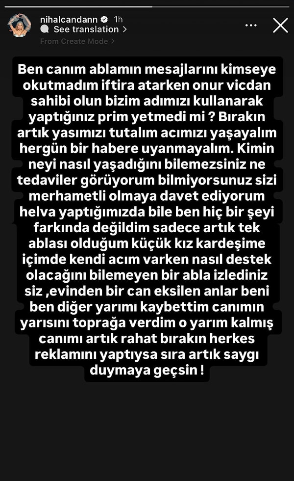 Nihal Candan'ın Kardeşi Bahar Candan Aldığı Eleştirilere Vefat Eden Ablasının Hesabından Cevap Verdi! 3 nihal candanin kardesi bahar candan aldigi elestirilere vefat eden ablasinin hesabindan cevap verdi 2 OVakcq6i