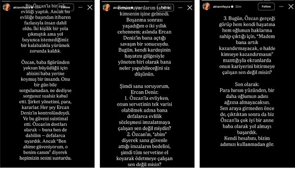 Özcan Deniz'in Eski Eşi Feyza Aktan'dan Kavgalı Olduğu Abisi Ercan Deniz'e Zehir Zemberek Sözler! 3 ozcan denizin eski esi feyza aktandan kavgali oldugu abisi ercan denize zehir zemberek sozler v7MmkNBg