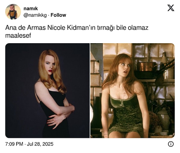 Tom Cruise’un Sevgilisi Ana de Armas, Nicole Kidman’la Alay Eden Paylaşıma Beğeni Atınca Bedelini Ağır Ödedi 9 tom cruiseun sevgilisi ana de armas nicole kidmanla alay eden paylasima begeni atinca bedelini iR2JzE9B