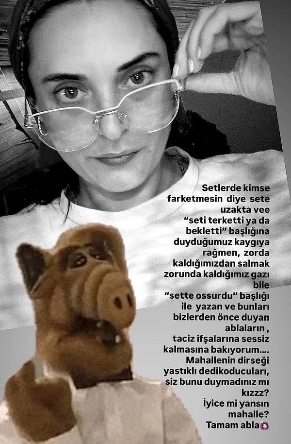 aslihan gurbuz taciz iddialarina susan hemcinslerini hedef aldi mahallenin dirsegi yastikli dedikoduculari 2 fFyHek3Y