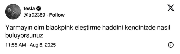 K-Pop Grubu Blackpink'in Sahnesini Kötüleyen Manifest Üyesi Sueda'nın Yorumu X Kullanıcılarını Kızdırdı! 6 k pop grubu blackpinkin sahnesini kotuleyen manifest uyesi suedanin yorumu x kullanicilarini kizdirdi 5 Bj5epYiP