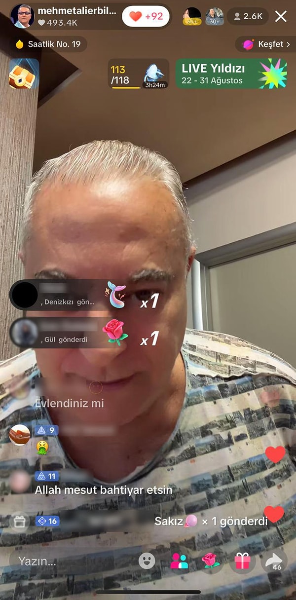 pes artik mehmet ali erbil tiktokta actigi canli yayinda dugunu icin taki topladi 1 mU6QP8nS