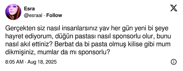 YouTuber Alper Rende ve Influencer Betül Çakmak'ın Düğünlerinde Sponsorlu Pasta Tercih Etmeleri Dile Düştü! 18 youtuber alper rende ve influencer betul cakmakin dugunlerinde sponsorlu pasta tercih etmeleri dile dustu SrPPuvWt
