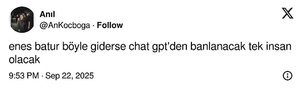 Aşk Acısı 10 Milyon Dolara Mal Olan Enes Batur, Başak Karahan'ın Ardından Son Paylaşımıyla Tepki Çekti 7 ask acisi 10 milyon dolara mal olan enes batur basak karahanin ardindan son paylasimiyla V9T6SO4c