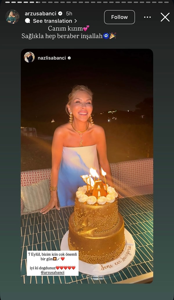 basimiza tas mi yagacak hande ercel linci yiyince tadi kacan arzu sabanci nazli sabancinin FAnLs13t