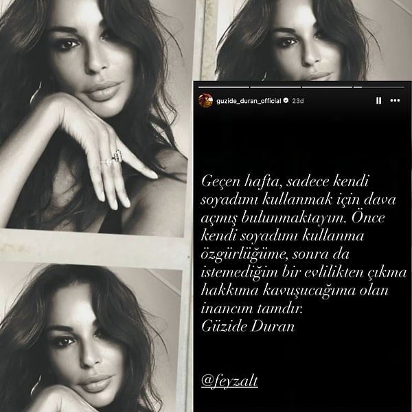 Eski Eşinden Bir Türlü Boşanamayan Güzide Duran, Sadece Kendi Soyadını Kullanabilmek İçin Dava Açtı! 3 eski esinden bir turlu bosanamayan guzide duran sadece kendi soyadini kullanabilmek icin dava acti 2c57vbCS