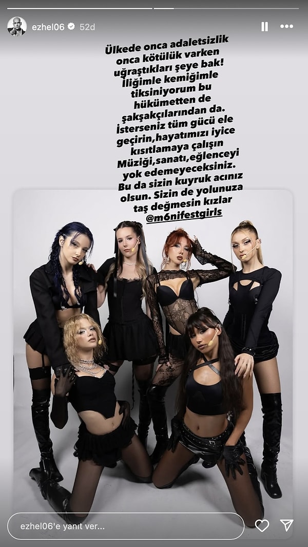 ezhelden hayasizca hareketler ve teshircilik suclamasyla sorusturma baslatilan manifest kizlarina destek 2 PVmb1Gtf