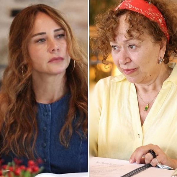 ifsasi cikinca tayanc ayaydini kadroda istemeyen burcin terzioglu ve sebnem sonmezden ozgur cevikle poz AvCZ39DJ