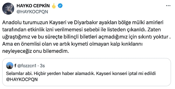 mulki amirler izin vermedi hayko cepkinin kayseri ve diyarbakir konserleri iptal edildi 1 zzww5iBE