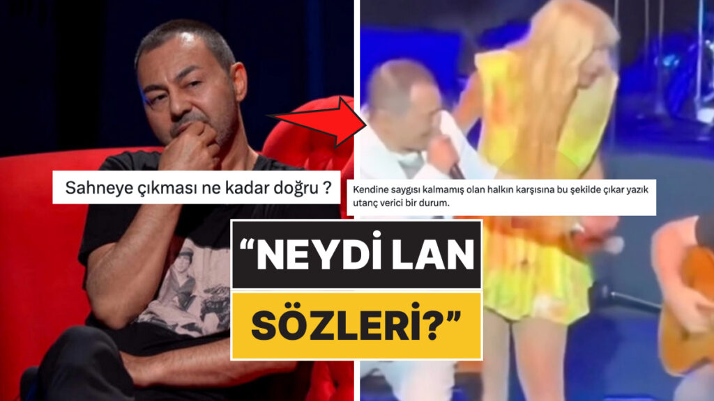 sahneye alkollu cikan serdar ortac sarki sozlerini unuttu ayakta duramadigi o anlar tepki cekti r9nQtwh1