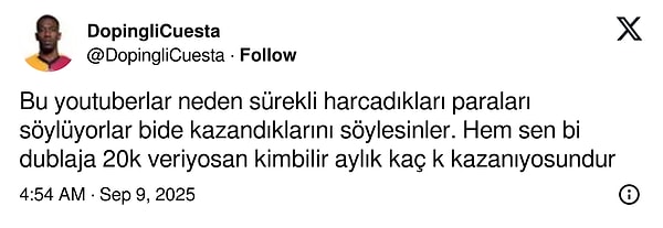 video masrafi gundem olan ruhi cenetin youtubedan kazandigi aylik gelir x kullanicilarinda merak uyandirdi EaDWpDDc