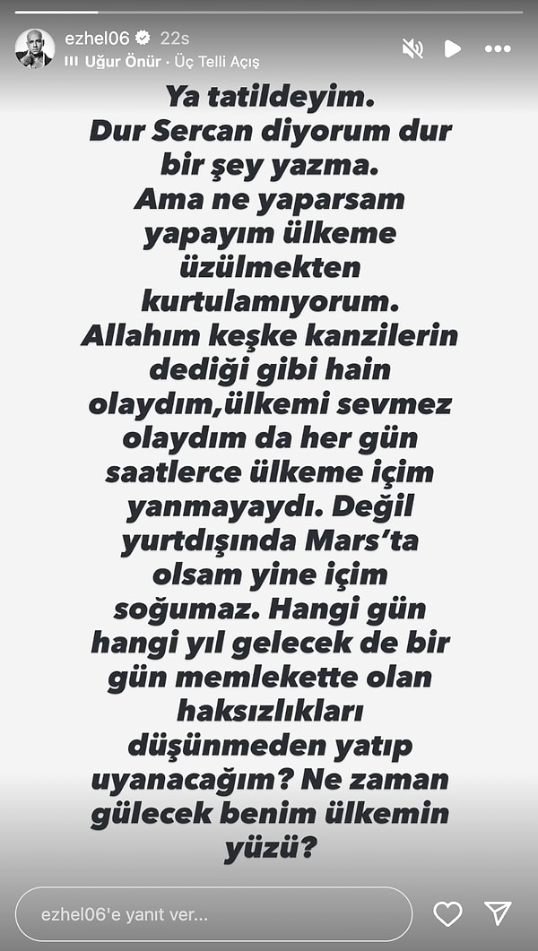 Yine Kendini Tutamadı: Rapçi Ezhel, Gündemdeki Olaylara Sosyal Medyadan Tepki Gösterdi! 2 yine kendini tutamadi rapci ezhel gundemdeki olaylara sosyal medyadan tepki gosterdi 1 cCrSsp4B