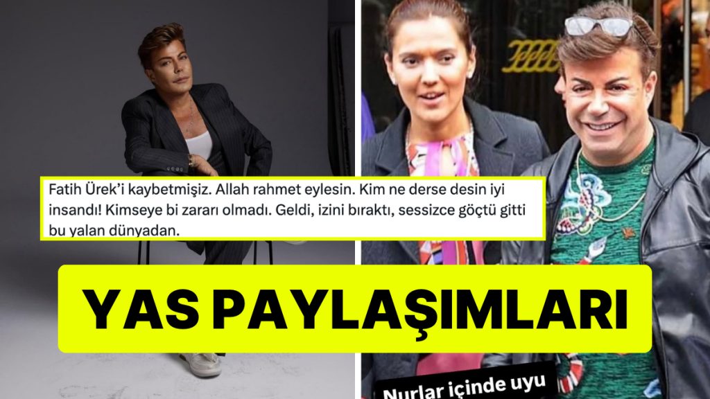 Hayatını Kaybeden Fatih Ürek'e Ünlü İsimlerden Veda Paylaşımları 5 hayatini kaybeden fatih ureke unlu isimlerden veda paylasimlari VlHSTcyy