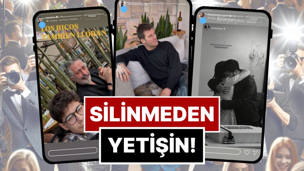 Silinmeden Yetişin: 24-31 Ocak'ta Ünlülerin Paylaştığı "Kaçarsa Yazık Olur" Temalı Instagram Hikayeleri 4 silinmeden yetisin 24 31 ocakta unlulerin paylastigi kacarsa yazik olur temali instagram hikayeleri W7tyAQ7a