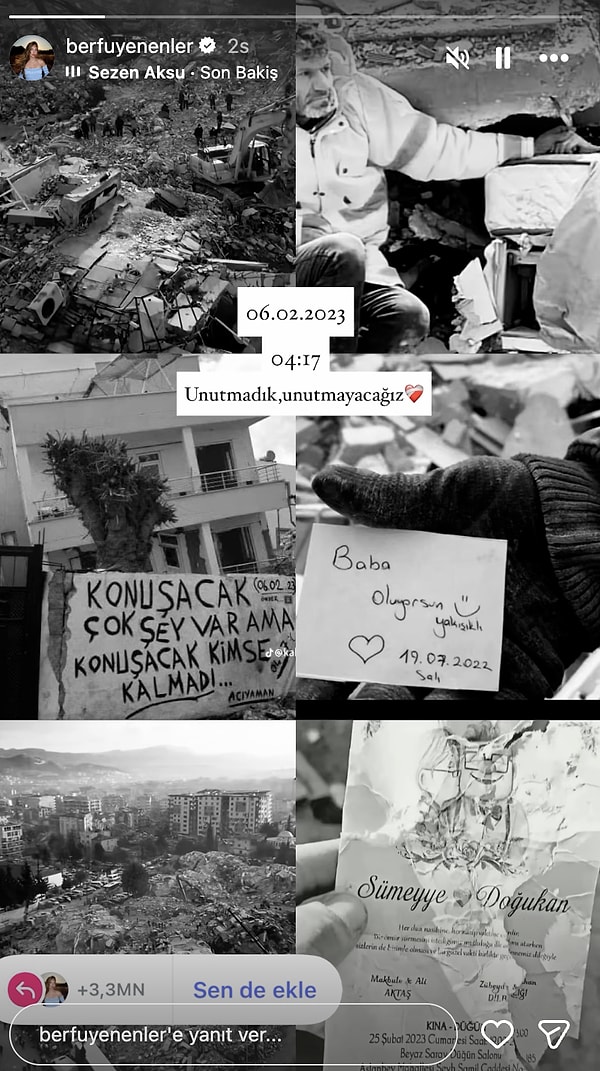 6 Şubat Deprem Felaketinin Yıl Dönümünde Ünlülerin Paylaşımları 19 6 subat deprem felaketinin yil donumunde unlulerin paylasimlari 18 tMZaRUNK