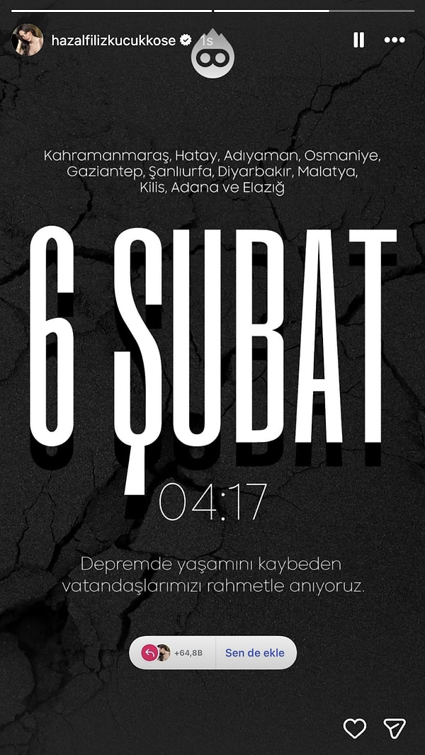6 Şubat Deprem Felaketinin Yıl Dönümünde Ünlülerin Paylaşımları 6 6 subat deprem felaketinin yil donumunde unlulerin paylasimlari 5 I9zgnG3I