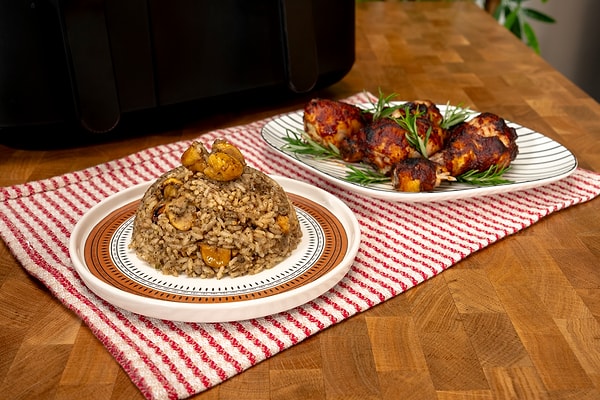 airfryerda kestaneli ic pilav ve nar eksili tavuk baget nasil yapilir 0 zf5GUByl