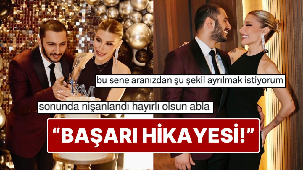 melih kunukcu ile sonunda nisanlanan irem dericiye tebrik yagdi mP7Gr4LN